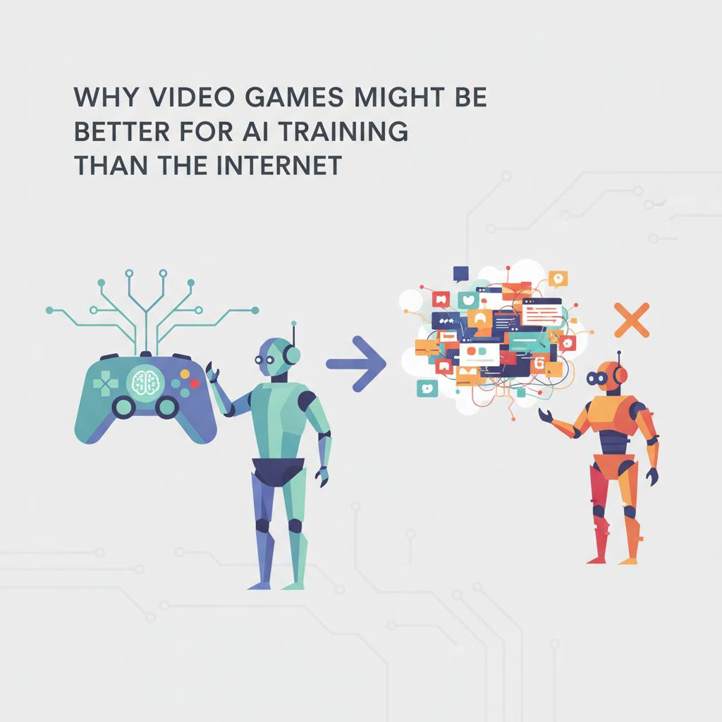 Why Video Games Might Be Better for AI Training Than the Internet
