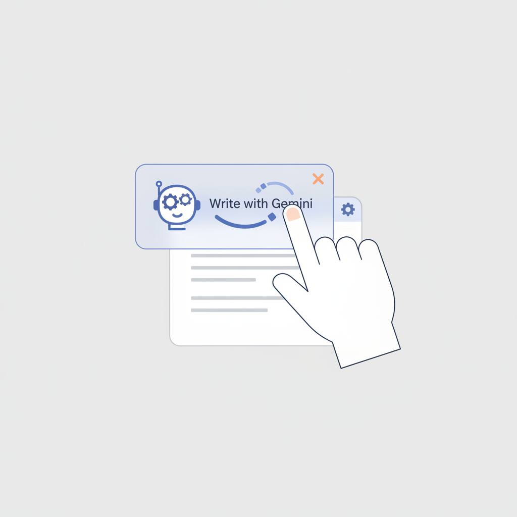 How to Stop «Write with Gemini» Pop-ups in Google Docs