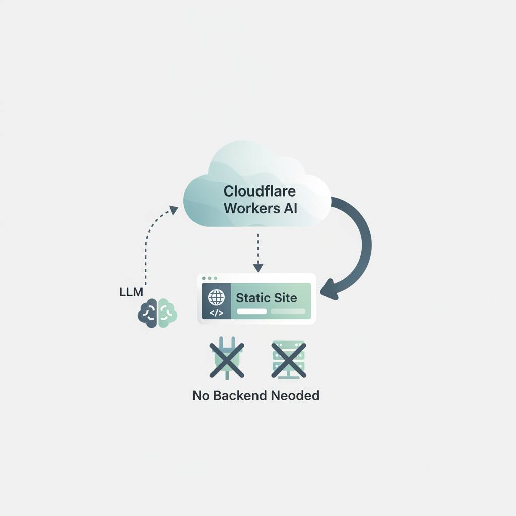 Add a Free LLM to Your Static Site with Cloudflare Workers AI – No Backend Needed!