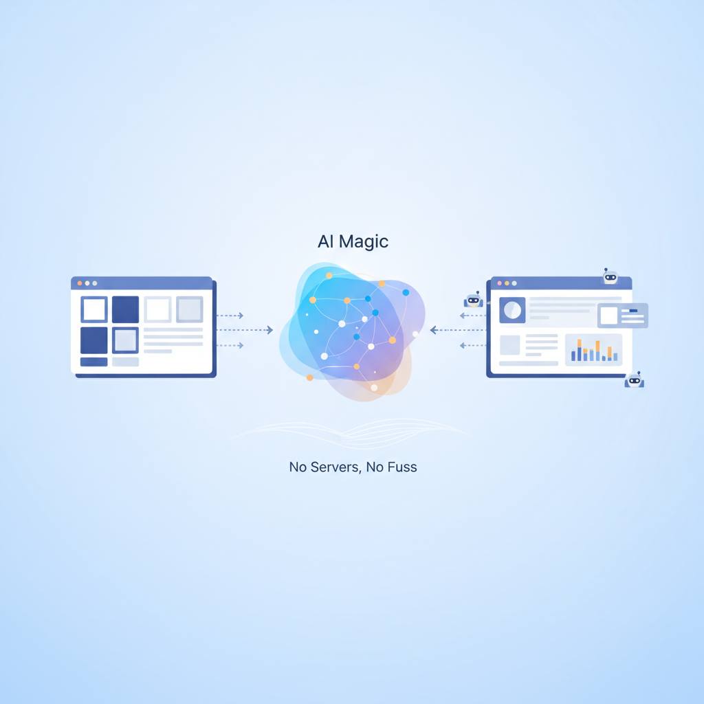 Make Your Static Site Smart: No Servers, No Fuss, Just AI Magic!