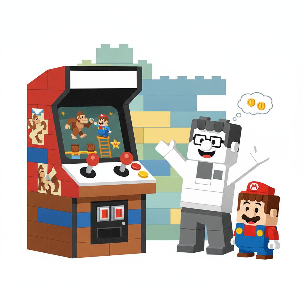Lego's Donkey Kong Arcade Machine Impresses Mario's Creator?