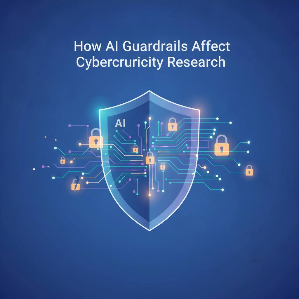 How AI Guardrails Affect Cybersecurity Research