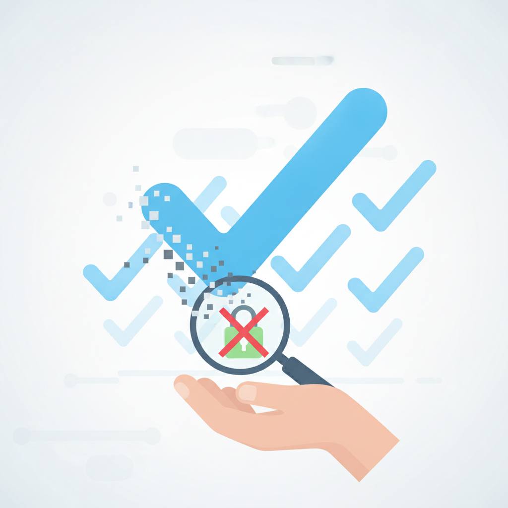 Are Verification Checkmarks Really Trustworthy?