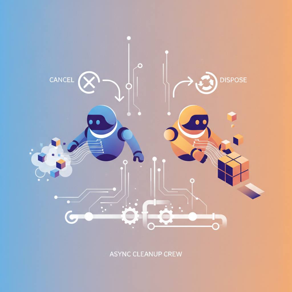 «Understanding Cancel and Dispose: Your Async Cleanup Crew»