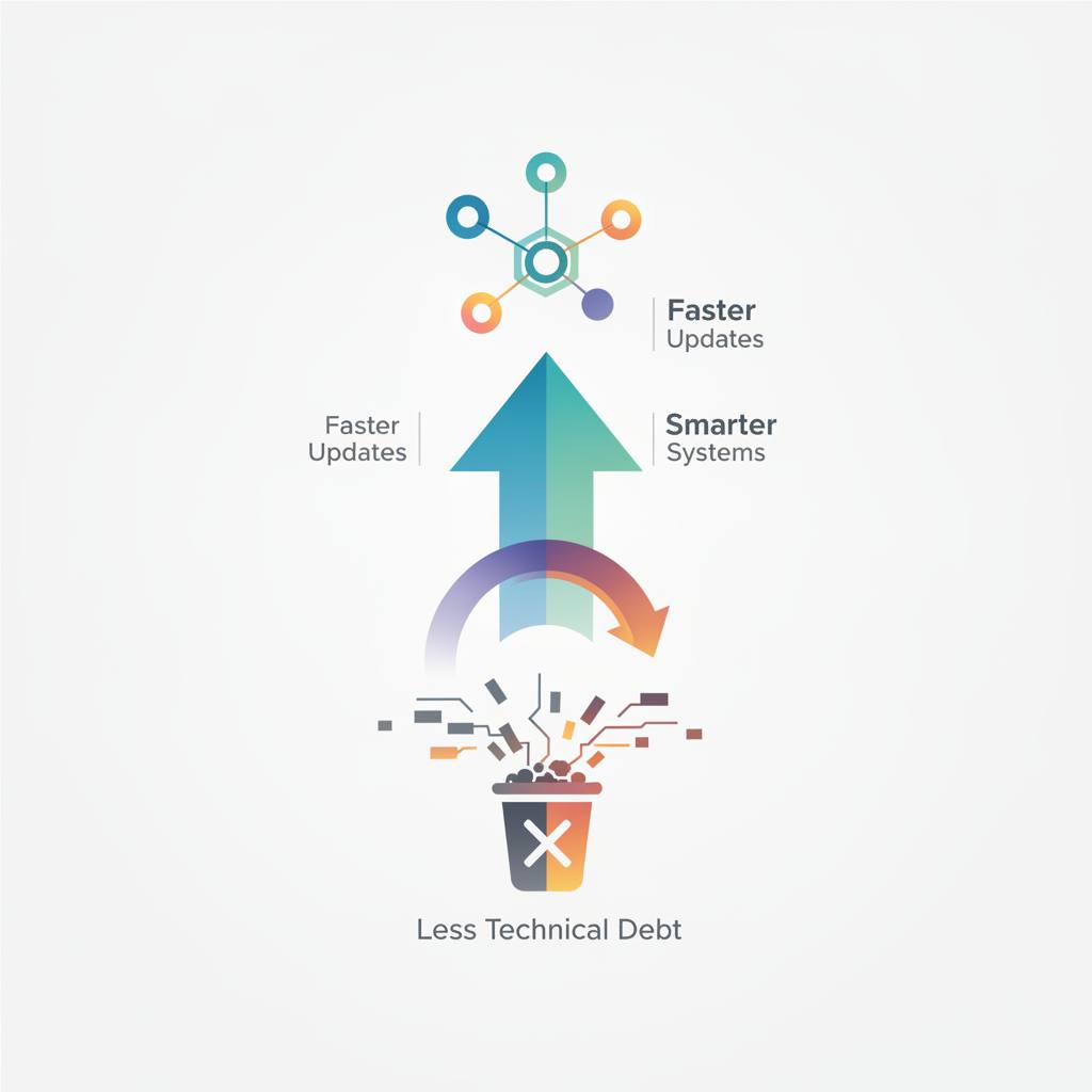 Software's New Era: Faster Updates, Smarter Systems, Less Technical Debt