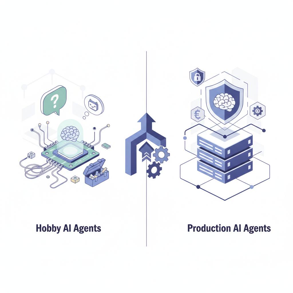 What Separates Hobby AI Agents from Production Ones?
